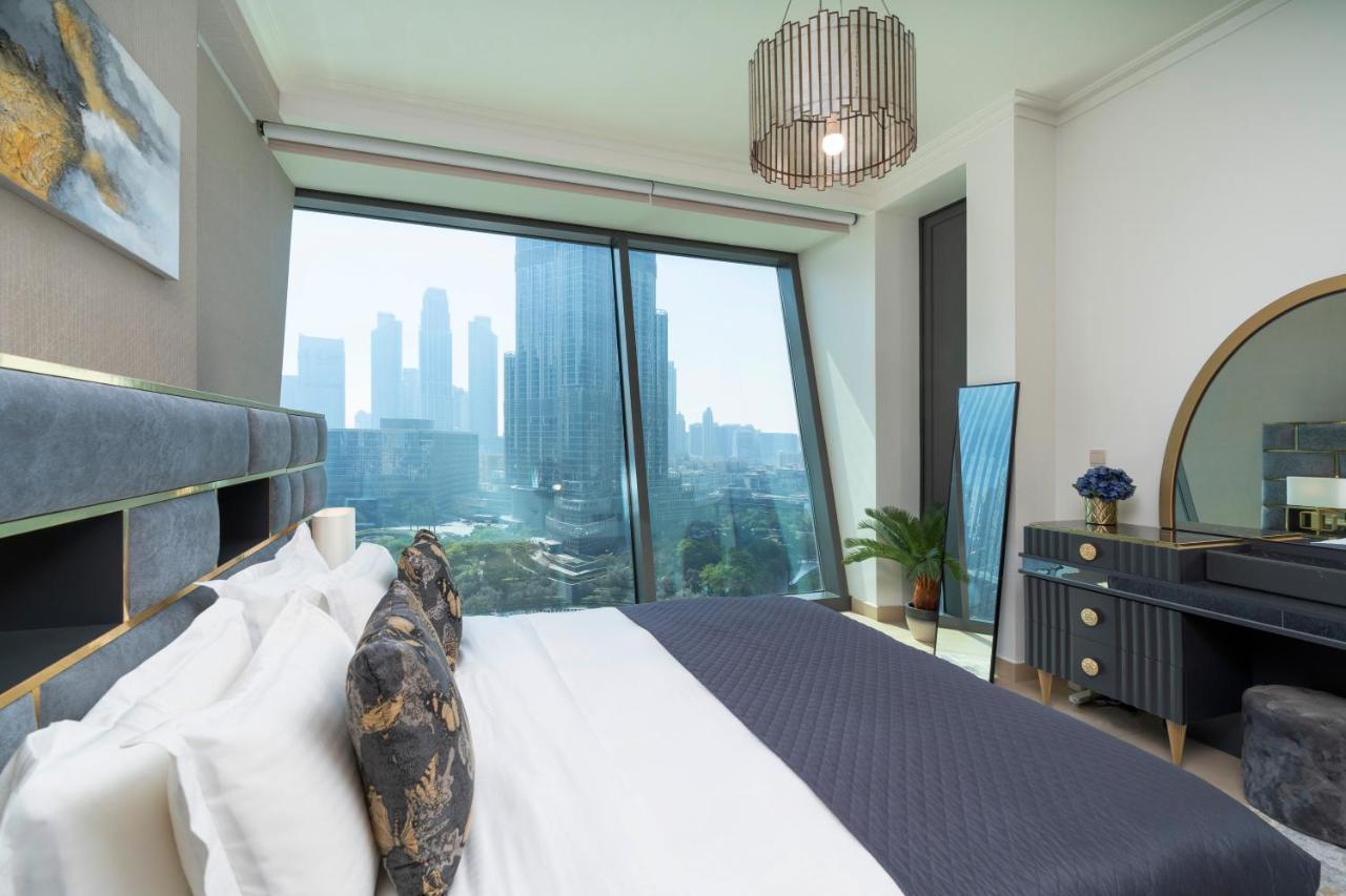 두바이 Prestige Living 1Br With Full Burj Khalifa View By Auberge 아파트 외부 사진