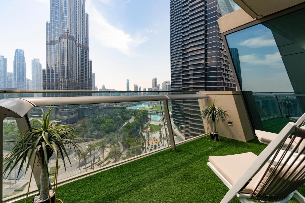 Prestige Living 1Br With Full Burj Khalifa View By Auberge 두바이 외부 사진